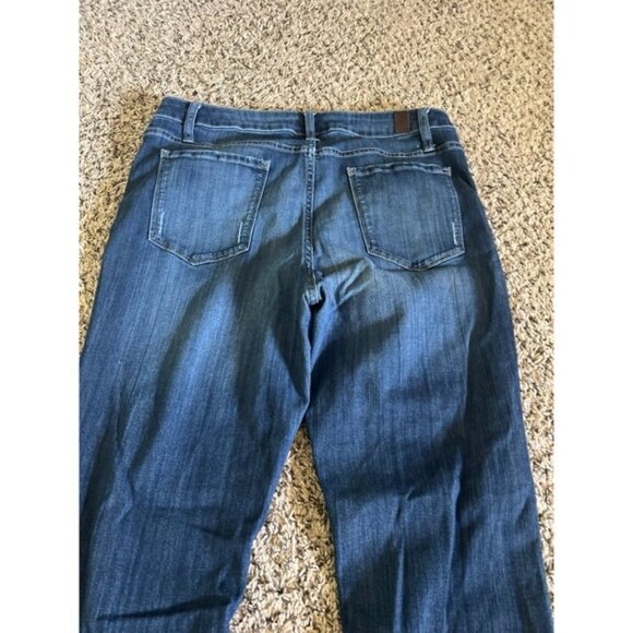 Simply Vera Wang Women's Blue Bootcut Whiskered Jeans Size 14‎ - Picture 6 of 8
